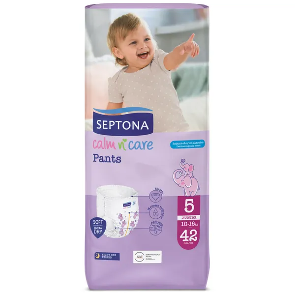 calm n' care ανοιχτές παιδικές πάνες Νο5 44τεμ.