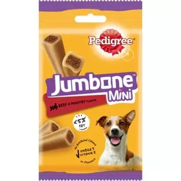 Pedigree® Jumbone Mini Λιχουδιές Σκύλου με Μοσχάρι (4  τεμ. ) 160g