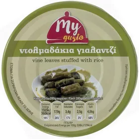 MY GUSTO ντολμαδάκια γιαλαντζί 280g