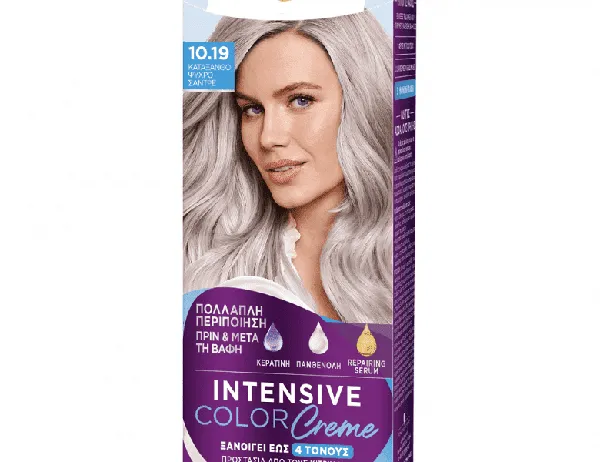 Palette Μόνιμη Κρέμα Βαφή Μαλλιών 10.19 ΚΑΤΑΣΑΝΘΟ ΨΥΧΡΟ ΣΑΝΤΡΕ