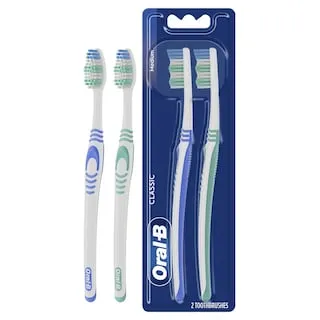 ORAL B Οδοντόβουρτσα Classic Care 40mm Μέτρια 2 Τεμάχια