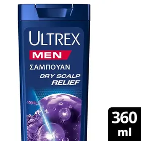 Ultrex Men Σαμπουάν Για Ξηροδερμία 360ml.