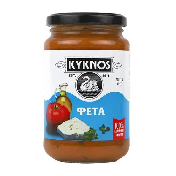 Kyknos Σάλτσα Τομάτας Με Φέτα & Ρίγανη Χωρίς Γλουτένη 350gr