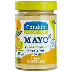 mayo vegan sauce με απαλή μουστάρδα