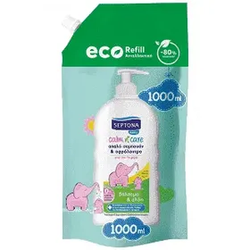 Septona Baby Σαμπουάν & Αφρόλουτρο Βάλσαμο & Αλόη 1000ml
