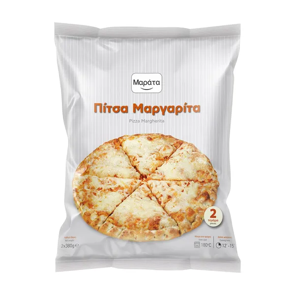 Πίτσα ΜΑΡΑΤΑ Μαργαρίτα 2x380g