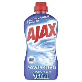 Ajax Power Clean Arctic Fresh Καθαριστικό Πατώματος 750ml