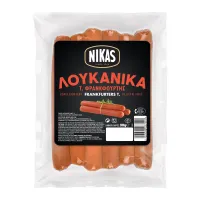 Λουκάνικα Φρανκφούρτης Χωρίς Γλουτένη Νίκας 6τμχ / 300 g