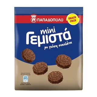ΠΑΠΑΔΟΠΟΥΛΟΥ Μπισκότα Μίνι Γεμιστά Σοκολάτας 90g