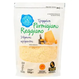 PARMIGIANO REGGIANO 24μηνης ωρίμανσης τριμμένο 100g