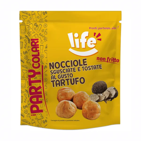 LIFE Φουντούκια Ψημένα με γεύση Τρούφα 90g