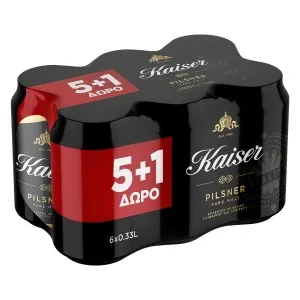 KAISER 330ml 5+1 δώρο