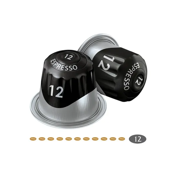 ESPRESSO RISTRETTO Int. 11, DECAFFEINATO Int. 9 Aluminium Capsules