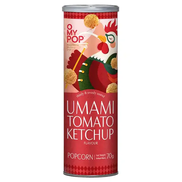 Popcorn tomato ketchup