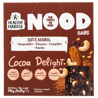HEALTHY HABITS Μπάρες Cocoa Delight Nood Bars 4x35g