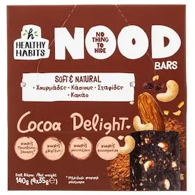 HEALTHY HABITS Μπάρες Cocoa Delight Nood Bars 4x35g