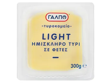 Ημίσκληρο τυρί σε φέτες ποικιλία Κάθε συσκ. 300 g