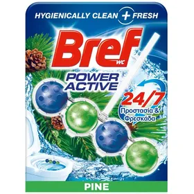 Μπλοκ Τουαλέτας Power Activ Pine Forest Bref Wc Block 50g