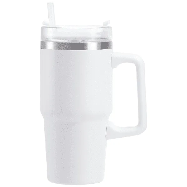 ισοθερμικό δοχείο ζεστό/κρύο ρόφημα διπλότοιχο άσπρο 600ml