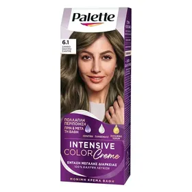 Schwarzkopf Palette Intensive Color Creme Βαφή Μαλλιών Nο6.1 Ξανθό Σκούρο Σαντρέ