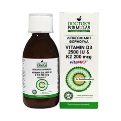 DOCTORS FORMULAS Συμπλήρωμα διατροφής με βιταμίνη D3 και Κ2 150 ml
