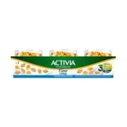 Activia Fiber Επιδόρπιο Γιαουρτιού & Νιφάδες Δημητριακών 163γρ.