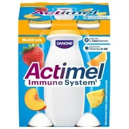 ACTIMEL ρόφημα γιαουρτιού ανάμεικτα φρούτα 100g(4τεμ.)