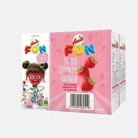Amita φρουτοποτό παιδικό fun φραουμίτα 6 x 250ml