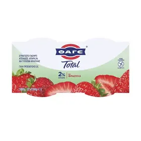 ΦΑΓΕ TOTAL 2% ΦΡΑΟΥΛΑ 2X150g