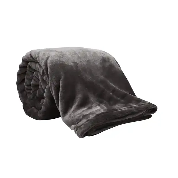 Κουβέρτα fleece flannel με κέντημα σε 4 αποχρώσεις 1,50Χ2,00μ.