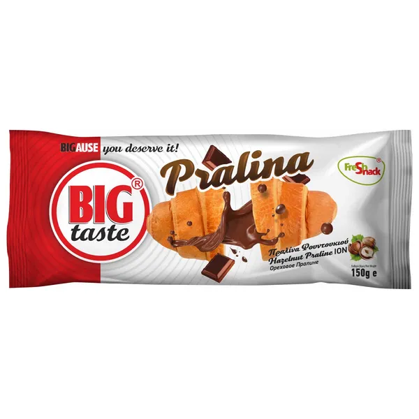 BIG TASTE PRALINA Κρουασάν Με Πραλίνα Φουντουκιού
