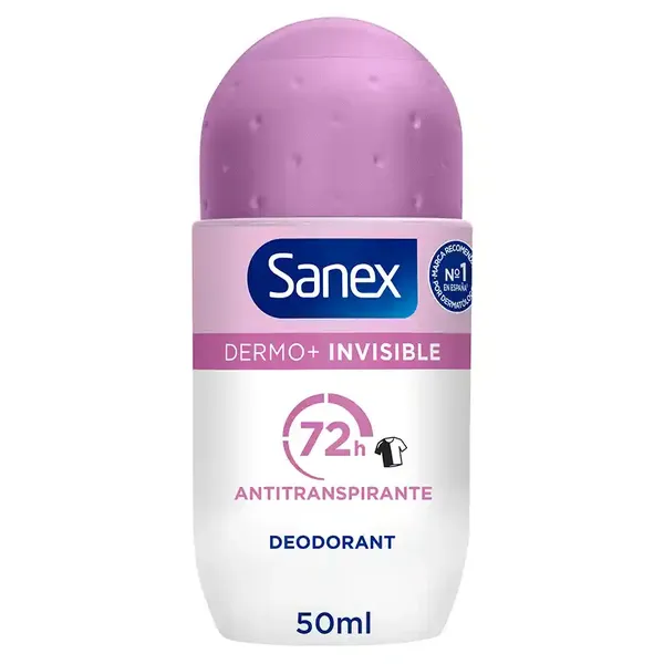 Sanex Αποσμητικό Dermo Invisible Roll On 50ml
