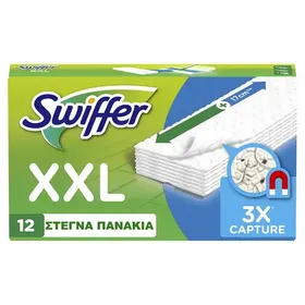 Swiffer Στεγνά Πανάκια Καθαρισμού Για Το Πάτωμα Maxi Ανταλλακτικά 12τεμ.