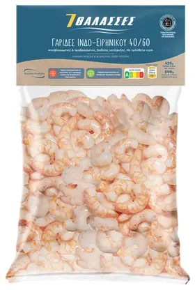 Γαρίδες αποφλειωμένες Large 40/80 425gr
