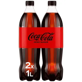 Coca-Cola Original ή Coca-Cola Zero 1L (2τεμ.)