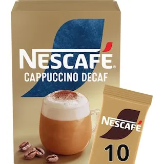 NESCAFE Στιγμιαίος Καφές Cappuccino Decaf 10x12.5gr