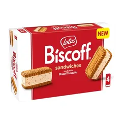 Lotus Biscoff Παγωτό Σάντουιτς 4x43γρ./80ml.