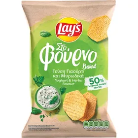LAY'S ΣΤΟ ΦΟΥΡΝΟ ΓΙΑΟΥΡΤΙ & ΜΥΡΩΔΙΚΑ 105G
