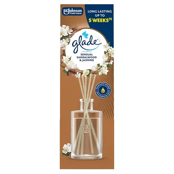 Glade Αρωματικό Χώρου Στικ Sensual Sandalwood & Jasmine 50ml.
