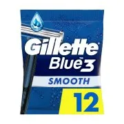 GILLETTE Blue 3 Ξυραφάκια Μιας Χρήσης Smooth 12τεμ
