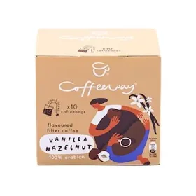 COFFEE WAY Καφέ Φίλτρου Βανίλια Φουντούκι Μερίδες 10x7.5g