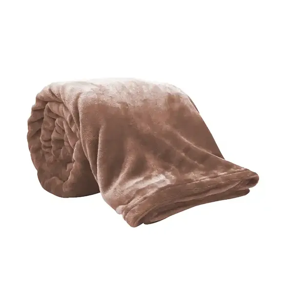 Κουβέρτα fleece flannel με κέντημα σε 4 αποχρώσεις 2,00Χ2,20μ.