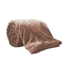 Κουβέρτα fleece flannel με κέντημα σε 4 αποχρώσεις 2,00Χ2,20μ.