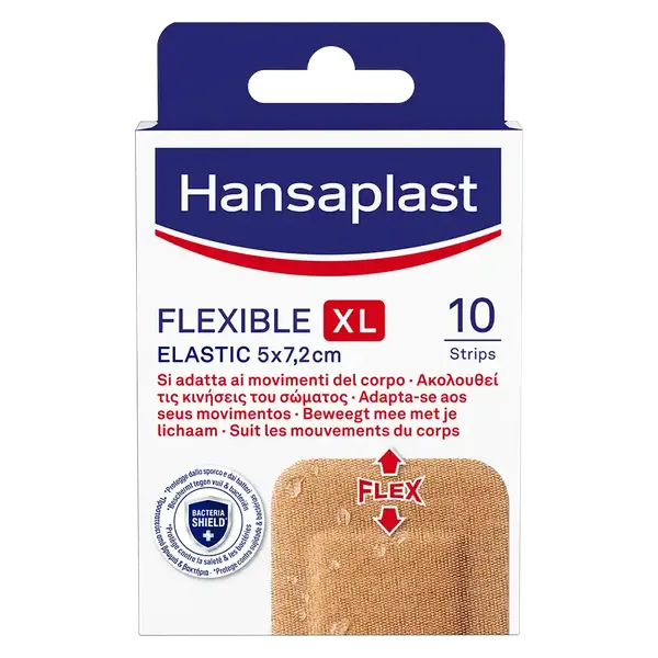 Hansaplast Flexible XL Για Γόνατα & Αγκώνες 10τεμ.