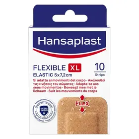 Hansaplast Flexible XL Για Γόνατα & Αγκώνες 10τεμ.