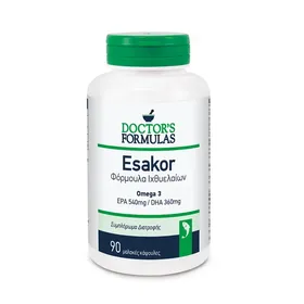DOCTORS FORMULAS Συμπλήρωμα διατροφής ιχθυελαίων Ω3 (Esakor) 90 ταμπλέτες