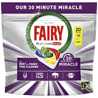 Fairy Platinum Ταμπλέτες Πλυντηρίου Πιάτων Miracle 20τεμ