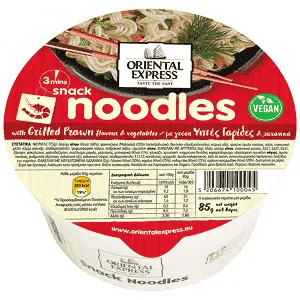 Oriental Express Noodles Ποτ Ψητές Γαρίδες 85gr