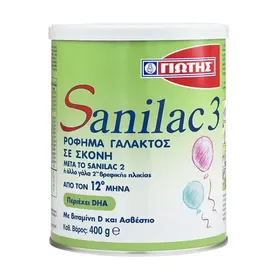 Γιώτης Sanilac 3 Παιδικό Γάλα Σκόνη 12+Μηνών 400γρ.