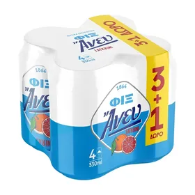 Μπύρα με σαγκουίνι 4x330ml (3+1δώρο)
